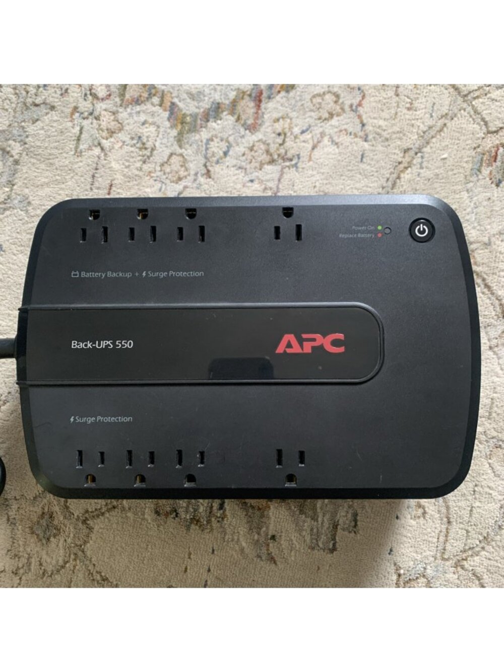 APC Back-UPS 550 8 Outlets UPS 120V 330W BE550G-CN NO BATTERY TESTED